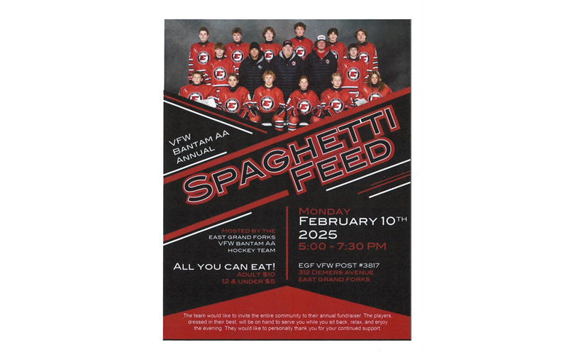 Bantam AA Spaghetti Feed - Monday, Feb 10th